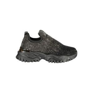Laura Biagiotti Black Polyurethane Women Women's Sneaker